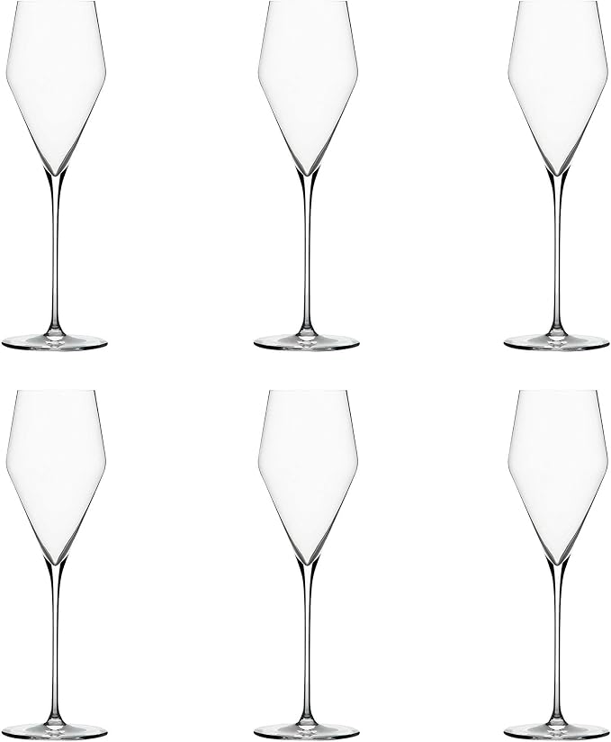 Zalto Denk'Art Champagne Hand-Blown Crystal Wine Glasses | Set of 6 by Zalto