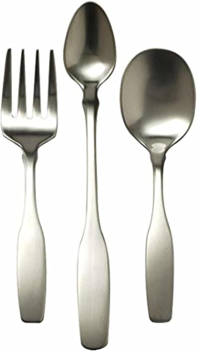 Oneida Paul Revere 3 Piece Fine Flatware Baby 18/10 Stainless Steel, Silverware Set by Oneida