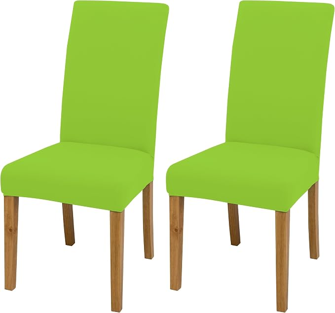 Dining Chair Covers, Stretch Seat Covers, Washable Furniture Protector | Washable, Stretch Fit, Soft, Non Slip, Dining Chair Covers, Seat Protector, Furniture Protector by BIETYONE