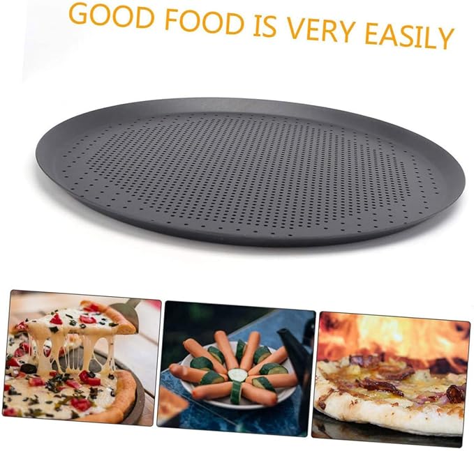 1pc Round Cake Baking Pan Nonstick Kitchen Bakeware for Pizza Pancakes and Desserts and Versatile Bakeware for Savory and Sweet Treats - Image 8