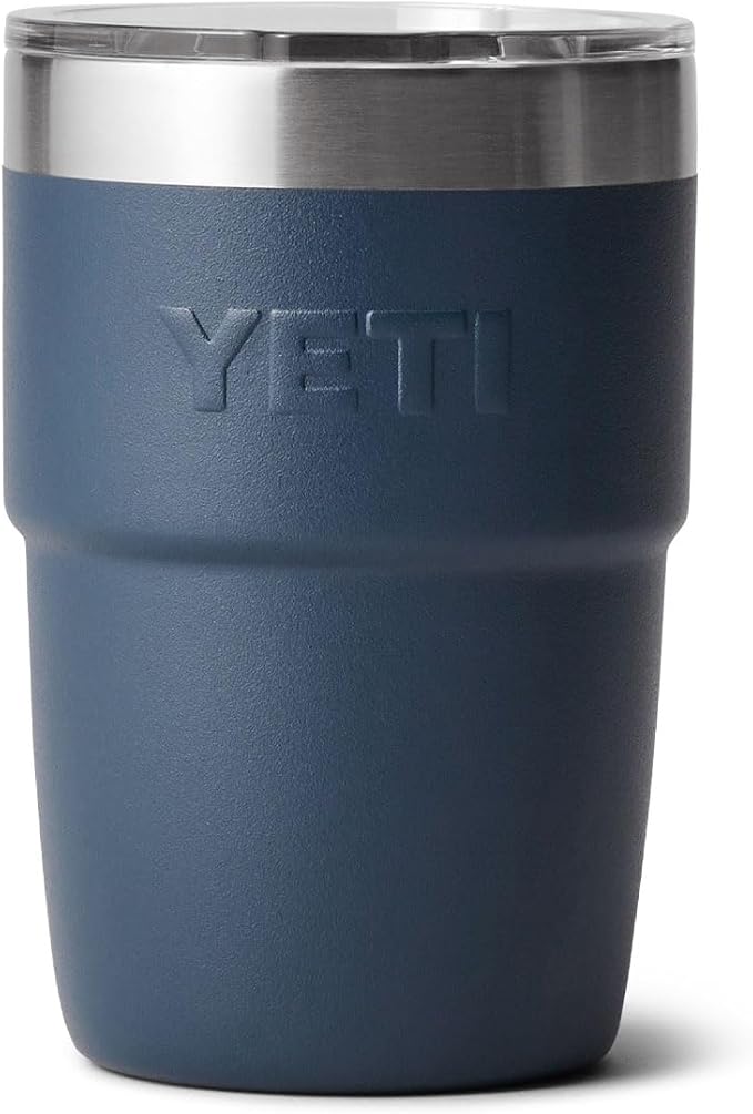 YETI Rambler 8 oz Insulated Coffee Mug with Lid - Stackable Double-Wall Vacuum Insulated Coffee Cup - DuraSip Ceramic Lining - Barista-Friendly Design - Stainless Steel - Dishwasher Safe - Image 6