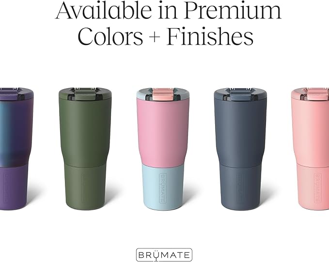 BrüMate Nav 35oz 100% Leak Proof Insulated Travel Tumbler with Magnetic BevLock™ Lid - Double Wall Cup-Holder Friendly Stainless Steel Mug (Java) - Image 3