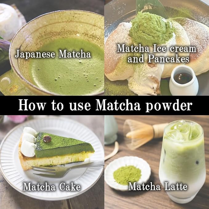 zencha - Japan Kyoto Organic Green Tea Matcha Powder - brilliant dark green - 100% naturally ceremonial grade - zen tea - (1.76 Ounce)