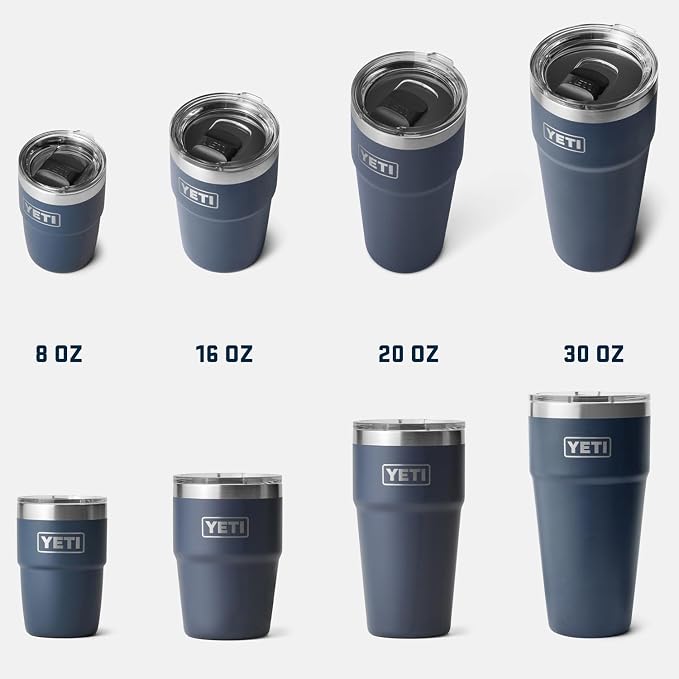 YETI Rambler 20 oz Stackable Tumbler, Stainless Steel, Vacuum Insulated with MagSlider Lid - Image 9