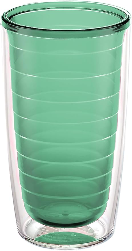 Tervis Clear & Colorful Tabletop Made in USA Double Walled Insulated Tumbler Travel Cup Keeps Drinks Cold & Hot, 16oz, Mangrove Green - Image 2