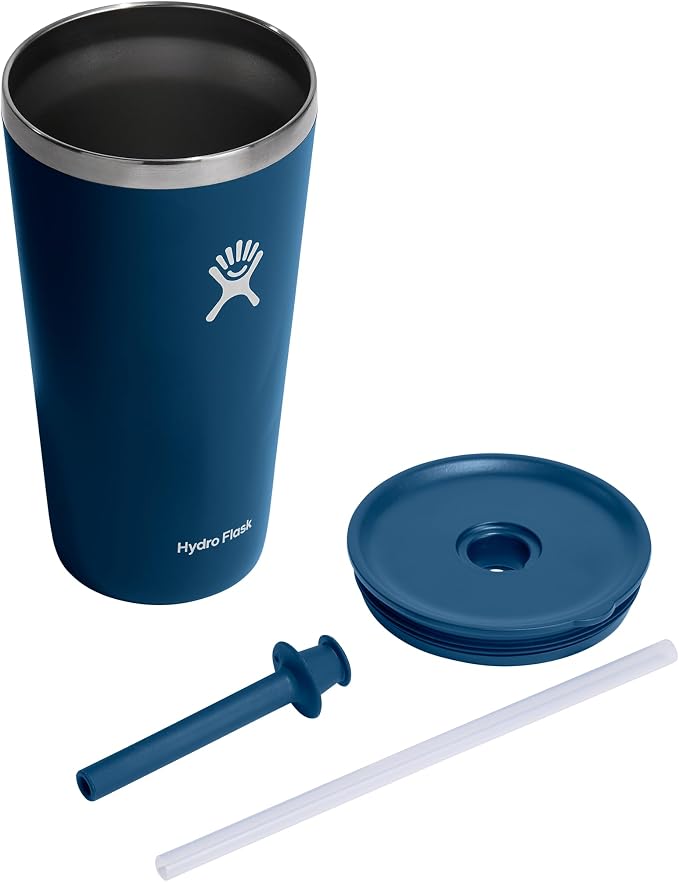28 OZ All Around Tumbler Straw LID Indigo Blue - Image 8