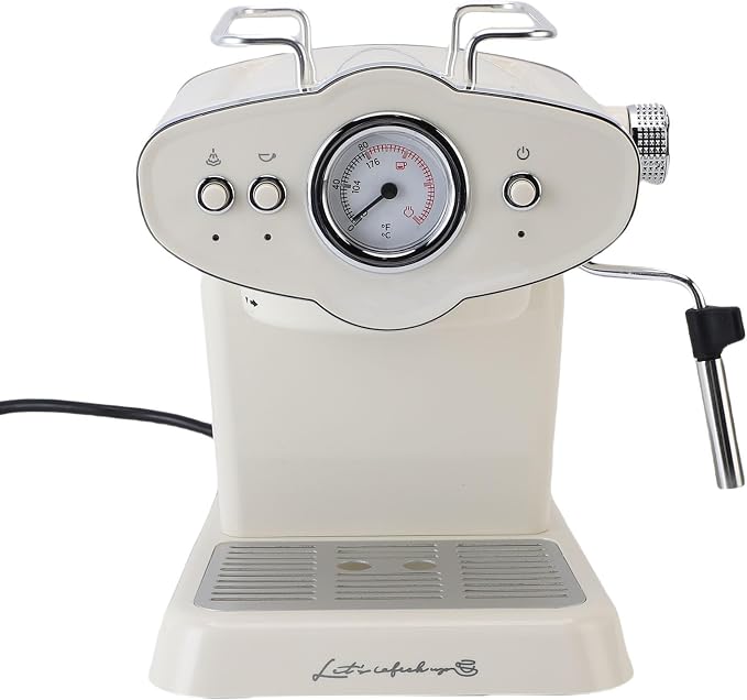 Jiawu Coffee Machine, 15 Bar Semi Automatic Coffee Maker, Steam Machine with Milk Frother Steam Wand for Cappuccino Latte Home Office Use (US Plug) - Image 5