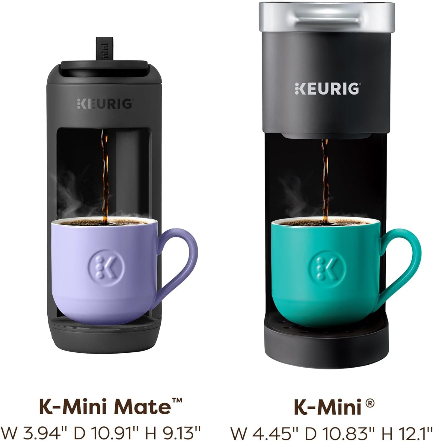Keurig K-Mini Mate Single Serve Coffee Maker – Compact 12oz Brewer for Small Spaces, Black