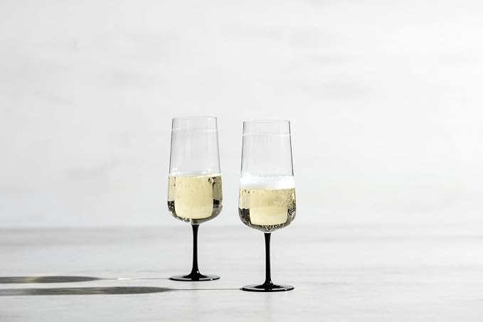 Zwiesel Glas Handmade Glamorous Crystal Glass, 11 Ounce Champagne (Set of 2), Clear - Image 5