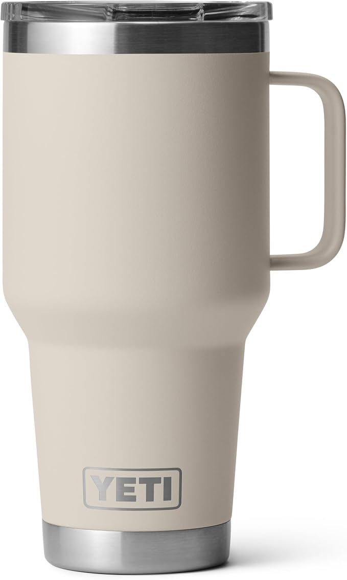 YETI Rambler 30 oz Travel Mug, Stainless Steel, Vacuum Insulated with Stronghold Lid by YETI