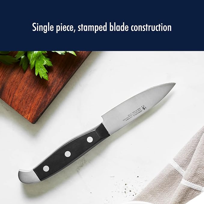 Henckels Statement 20-Pc Knife Set, Razor-Sharp, German Engineered, Brown | Informed by 100+ Years of Mastery. Effortless Cutting with Lightweight with Comfortable Grip, Dishwasher safe. - Image 5