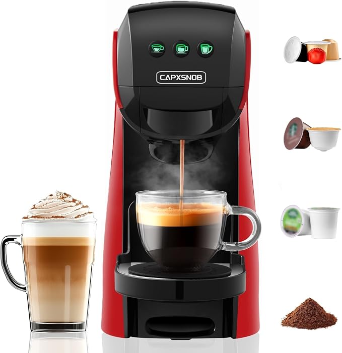 Warriors1 4-in-1 Coffee Maker & Espresso Machine | Fits k cup/dg/ground/nes by CAPXSNOB