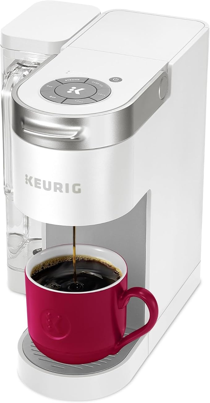 Keurig K-Supreme Single Serve K-Cup Pod Coffee Maker, MultiStream Technology, 4 Brew Sizes, 66oz Dual-Position Removable Reservoir, White | MultiStream Technology, 4 Brew Sizes, Dual-Position Removable Reservoir - Image 2