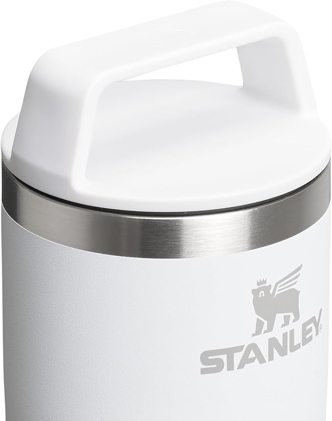 STANLEY Cafe To Go Travel Mug 20 oz | Leakproof Two-Part Drink Through Lid | Tumbler Cup for Coffee, Tea and Drinks | Insulated Stainless Steel Coffee Mug | BPA-Free | Frost - Image 5