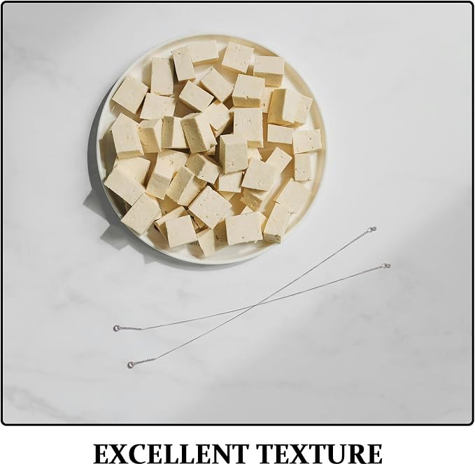 15pcs Stainless Steel Cheese Wire Slicer for Hard Cheese and Butter with Thickness Control Multipurpose Kitchen Cutting Tool for Cooking and Food Preparation 6.46 Inch - Image 3