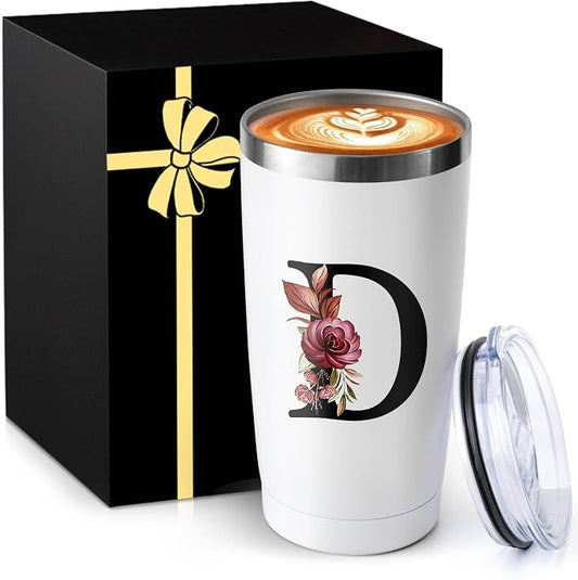 20 Oz Insulated Coffee Cup with Lid Car Tumbler Travel Mug Cool Grandma Gifts Grandmother Nana Glamma Yaya Abuela Abuelita Mamaw Memaw Mimi Nonna Granny Oma Meme Christmas Xmas Monogrammed Present by MNZZ