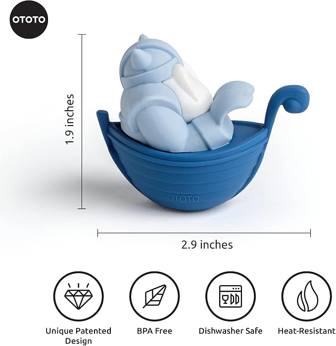 New!!! Bjorn Viking Spoon Holder by OTOTO - Spoon Rest for Stove Top, Kitchen Utensil Holder, Silicone Spoon Rest - Small Kitchen Gadgets, Fun Kitchen Gadgets - Image 2
