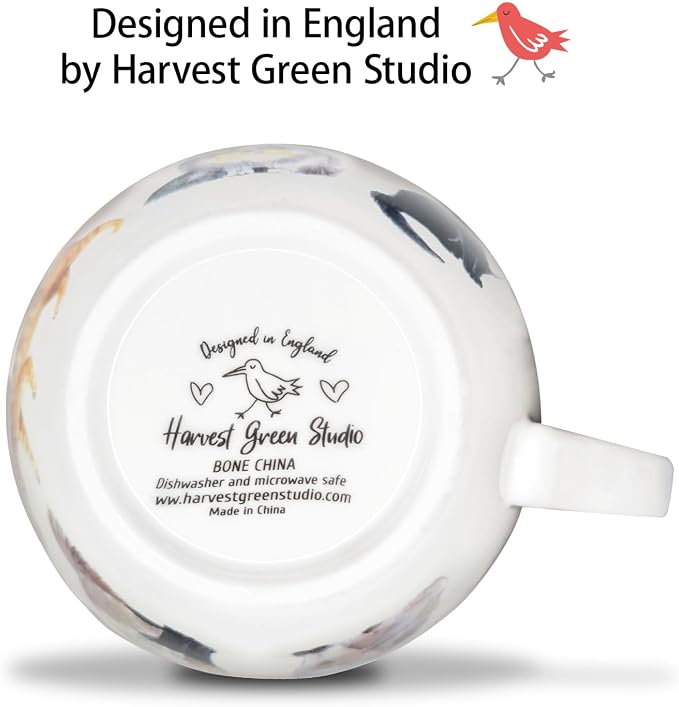 Cute Cat Mugs for Daily Coffee and Tea, Premium 20 oz Bone China Coffee Tea Hug Mug, Perfect Holiday, Birthday, and Christmas Gift for Cat Lovers, Designed in England by Harvest Green Studio - Image 7