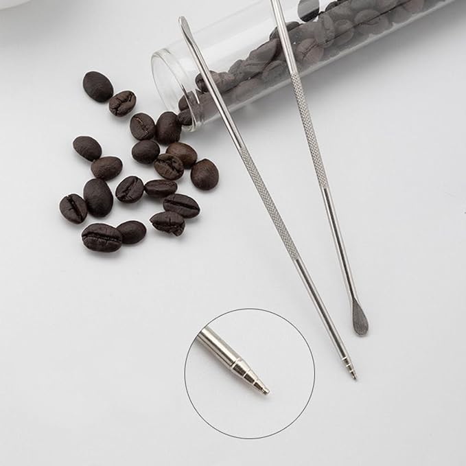 JianLing 3PCS Stainless Steel Coffee Art Pen Latte Art Needle 135mm Silver Coffee Art Tools