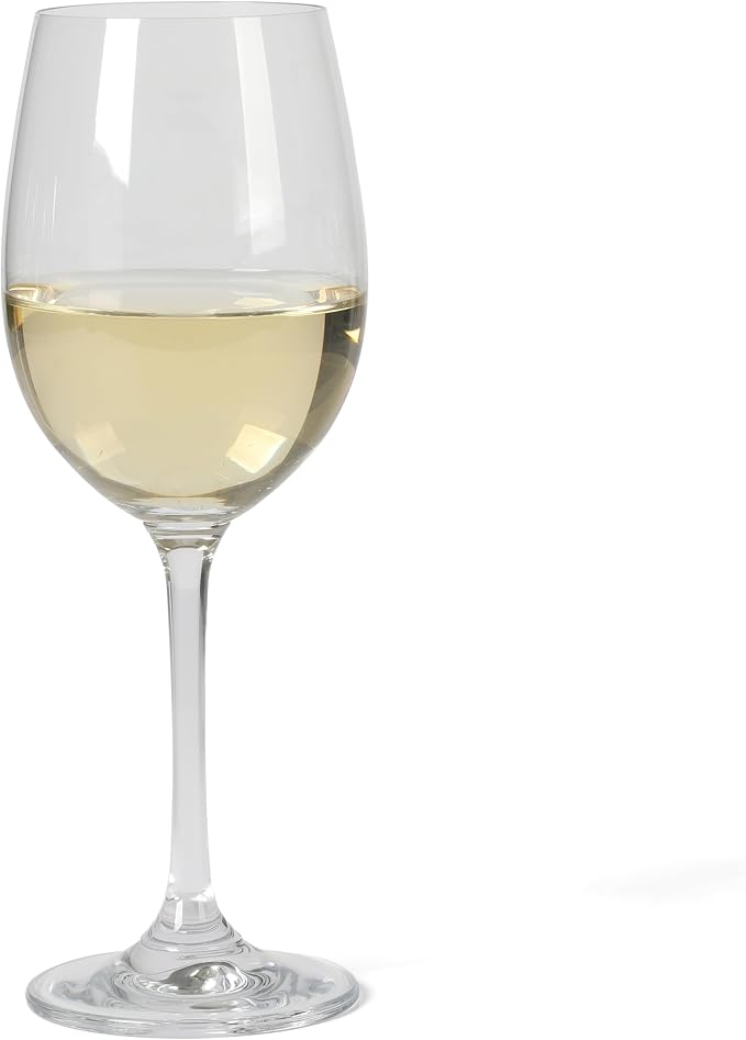Martha Stewart Vivica 4-Pack White Wine Glass Set, 13 oz – Elegant Stemmed Wine Glasses for Entertaining, Durable Clear Glassware for Dining, Parties, or Everyday Use - Image 6