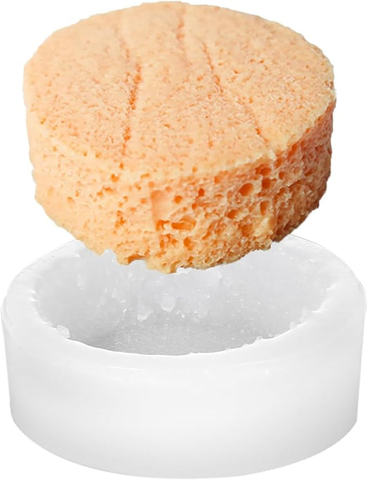 Round Bread Fondant Mold, Artificial Food Silicone Mold, Toast Shape Candle Molds, Simulated Fluffy Soap Moulds, French Design Snack Mold for Aromas Chocolate Clay Resin by Liobelon