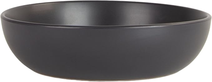 10 Strawberry Street Wazee Matte 9"/48oz Serving Bowl, Set of 2, Black - Image 6
