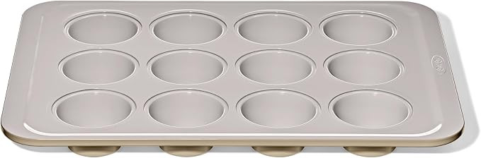 OXO Good Grips Non-Stick Pro Ceramic Coated Metal Bakeware 12 Cup Muffin Pan – Biscuit by Unknown