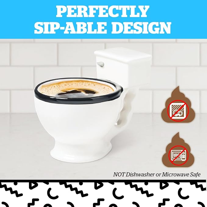 The Original Toilet Mug - Funny Coffee Cup - 12 Oz - Image 4