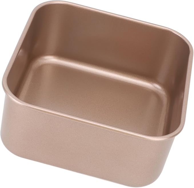 Headerbs Baking Sheet Pan, Deep Square Non Stick Carbon Steel Cookie Tray, Thickened Stackable Bakeware for Cake Bread Pizza Pastry Roasting Meat in Home Oven Kitchen (Small) - Image 3
