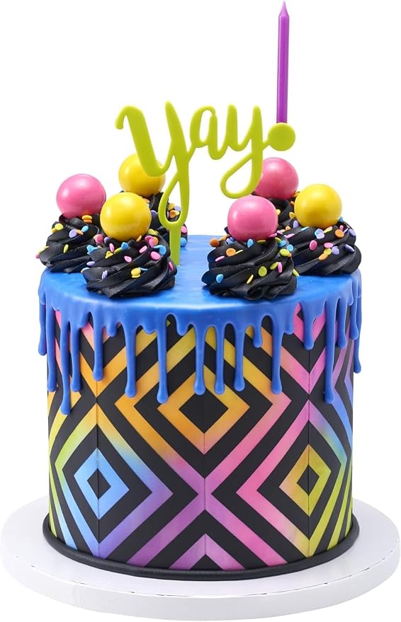 DECOPAC Quins Fancy Sprinkles, 19.5oz, Candy Sprinkles in Handheld Container, Edible Sprinkles For Celebration Cakes, Cupcakes, Cookies - Neon Bright Confetti Quins - Image 6