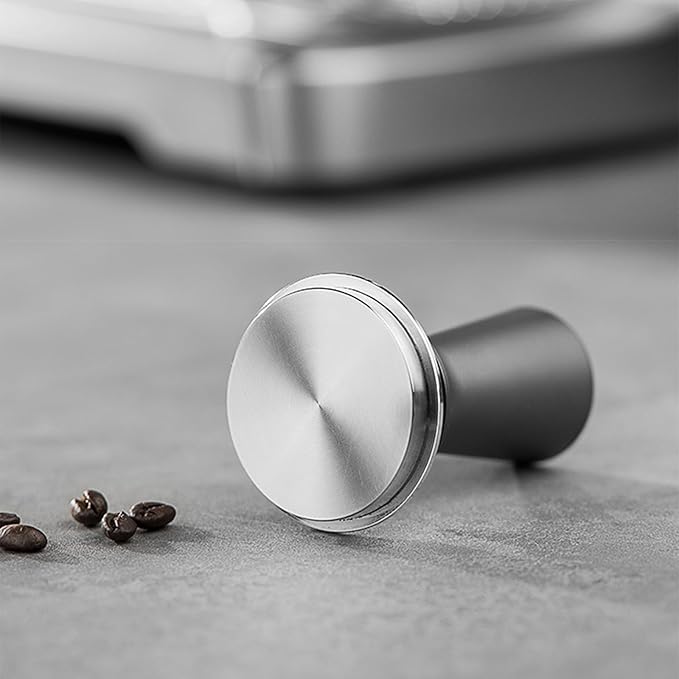51mm Coffee Distributor and Tamper, Stainless Steel Coffee Tamper 51mm with Aluminum Alloy Handle, Professional Espresso Distributor Leveler Tool, Spring-loaded Tamper