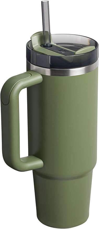 STANLEY Quencher H2.0 Flow State Tumbler, 30 oz, Dried Pine | Handle and Straw | 3-Position Lid | Cup Holder Compatible for Travel | Insulated Stainless Steel Cup | BPA-Free - Image 3