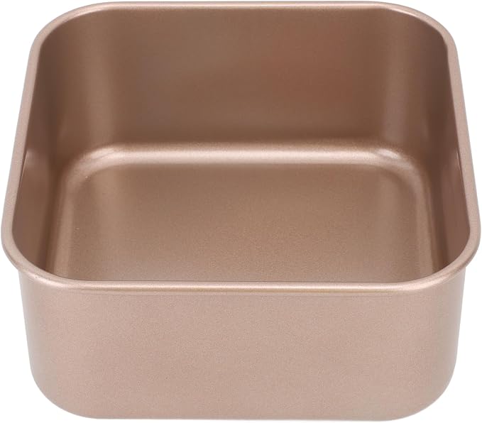 Headerbs Baking Sheet Pan, Deep Square Non Stick Carbon Steel Cookie Tray, Thickened Stackable Bakeware for Cake Bread Pizza Pastry Roasting Meat in Home Oven Kitchen (Large 8cm / 3.2in) - Image 3