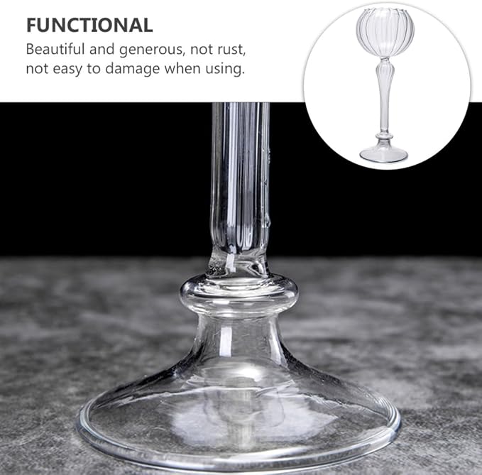 Ipetboom Creative Wine Goblet Cup Glassware Multifunctional Portable round Glass Cocktail Tumbler with Smooth Cup Mouth Lightweight for Bar Party Use - Image 8