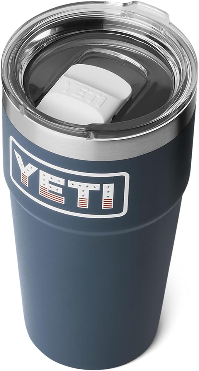YETI Rambler 20 oz Stackable Tumbler, Stainless Steel, Vacuum Insulated with MagSlider Lid - Image 3