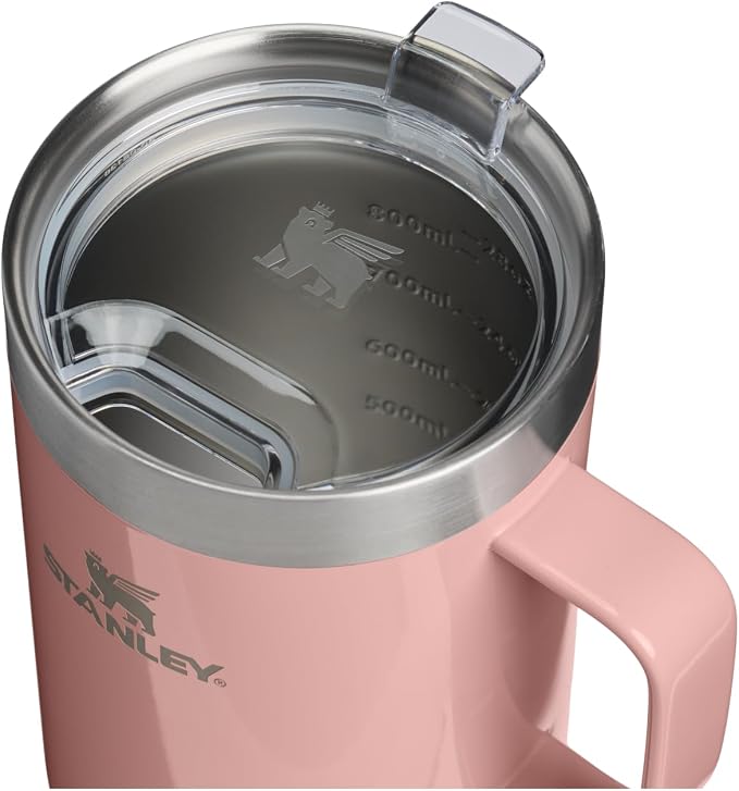 STANLEY The Everyday Suburban Mug | 30 oz | Drink Through Lid | Cup for Coffee, Tea and Drinks | Insulated Stainless Steel Coffee Mug | BPA-Free | Peach Rose Gloss - Image 2