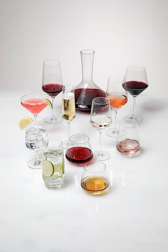 Zwiesel Glas Pure Crystal Glass, 15 Ounce All Purpose/Water (Set of 4), Clear - Image 5