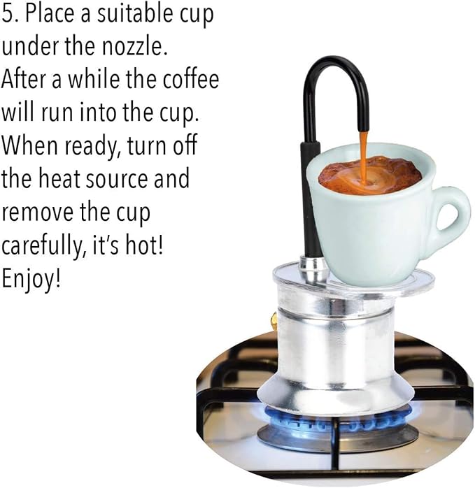 Aluminum Alloy Stovetop Coffee Maker 50ML Single Cup Brewer Lightweight Espresso Machine For Camping Travel Outdoor Kitchen Use - Image 8