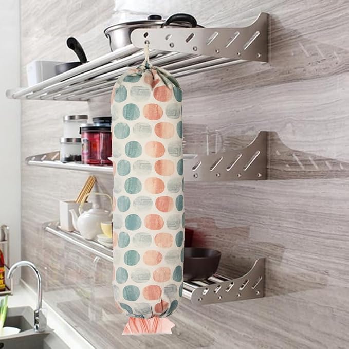 Plastic Bag Holder - Wall Mount Organizer & Dispenser, Heavy Duty Grocery Bag Storage for Home, Kitchen & Camper - Image 7