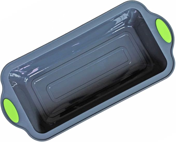 Nonstick Silicone Bread and Loaf Pan, Metal Reinforced Non-deformable Silicone Toast Pans for Baking, Food Grade Oven-Microwave-Dishwasher Safe Silicone Bakeware Cake Molds by MEGROCLE