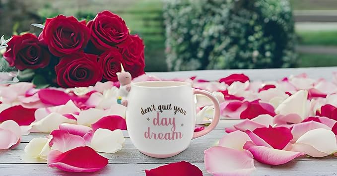 Decodyne Funny Unicorn Coffee Mug 14 Ounce, Gag Gifts for Adults, White Elephant Gifts, Cute Stuff For Women and Teen Girls, Coworker Office Gift, Cool Stuff - Image 3