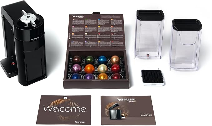 Nespresso Vertuo Coffee and Espresso Machine by De'Longhi, Piano Black | Piano black coffee machine that brews 4 cup sizes with Centrifusion extraction for barista grade coffee and espresso at home. - Image 7