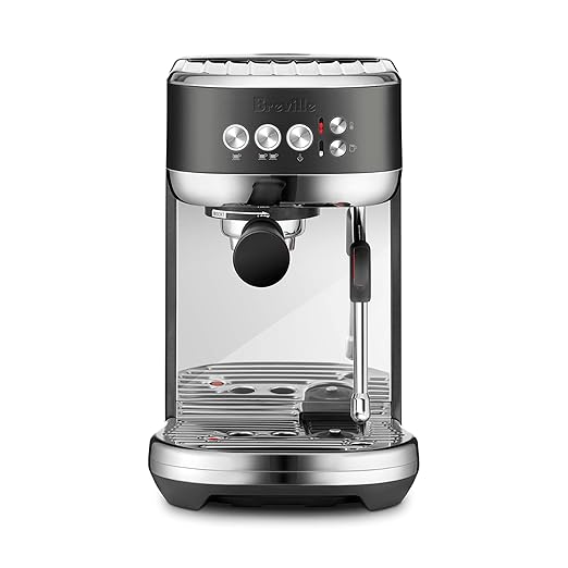 Breville BES500BST Bambino Plus Espresso Machine, Black Stainless Steel | Make café-quality espresso, lattes and cappuccinos at home with this compact, semi-automatic coffee maker for home baristas by Unknown