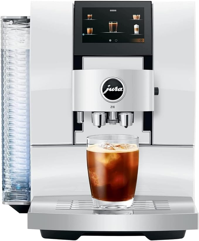 Jura Z10 Diamond White | Automatic Adjustment, Cold Brew Excellence, Eighth-Generation Brewing Unit, Lasting Elegance by Unknown