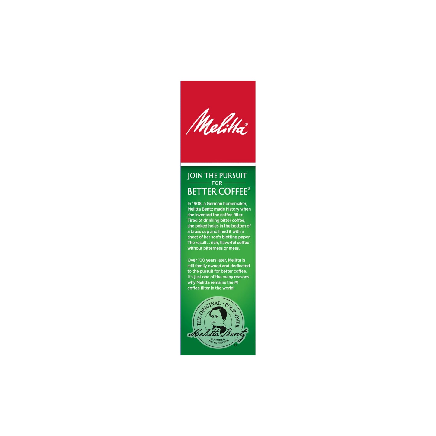 Melitta #4 Natural Brown Cone Coffee Filters – 300 Count (Pack of 3), Fits 8–12 Cup Brewers & Pour Over, Compostable