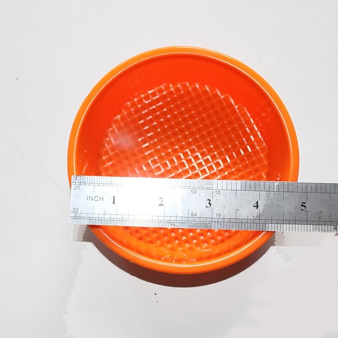 X-Haibei 4.5 Inch Silicone Round Mold, Flexible Mini Cake Pan for Baking Bread, Eggs & Sandwiches, Air Fryer & Oven Safe, Non-Stick Microwave Bread Maker for Keto & Low Carb Recipes