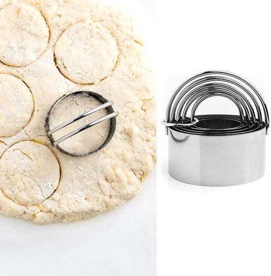 Cookie Cutter Kingdom, Halloween Cookie Cutters, 2 Pack, Stainless Steel, Beautful Coated Finish, Mold for Cakes Biscuits and Sandwiches (Biscuit Cutter - 5 pack)