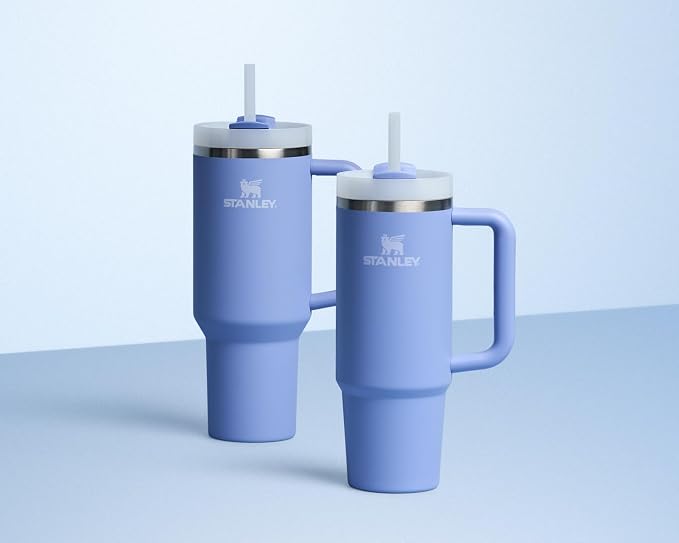 STANLEY Quencher H2.0 Flow State Tumbler, 30 oz, Hydrangea | Handle and Straw | 3-Position Lid | Cup Holder Compatible for Travel | Insulated Stainless Steel Cup | BPA-Free - Image 7