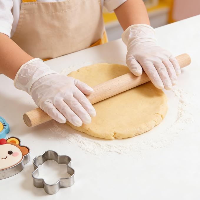 2pcs Solid Wood Rolling Pin for Dough Baking, 50x3cm Wooden Pastry Dough Roller with Resistance to Deformation, Versatile Kitchen Baking Tool for Bread and Cookie Preparation - Image 6