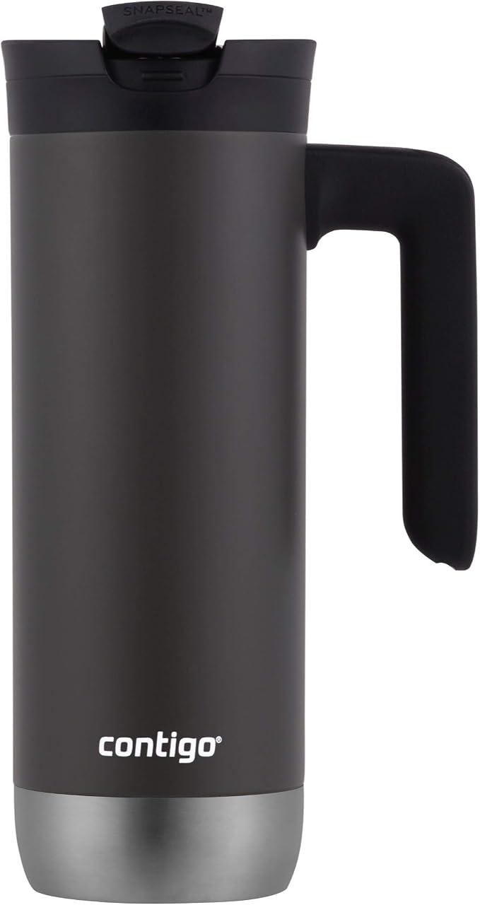 Contigo Superior 2.0 Stainless Steel Travel Mug with Handle with SNAPSEAL Lid, 20oz. - Image 4